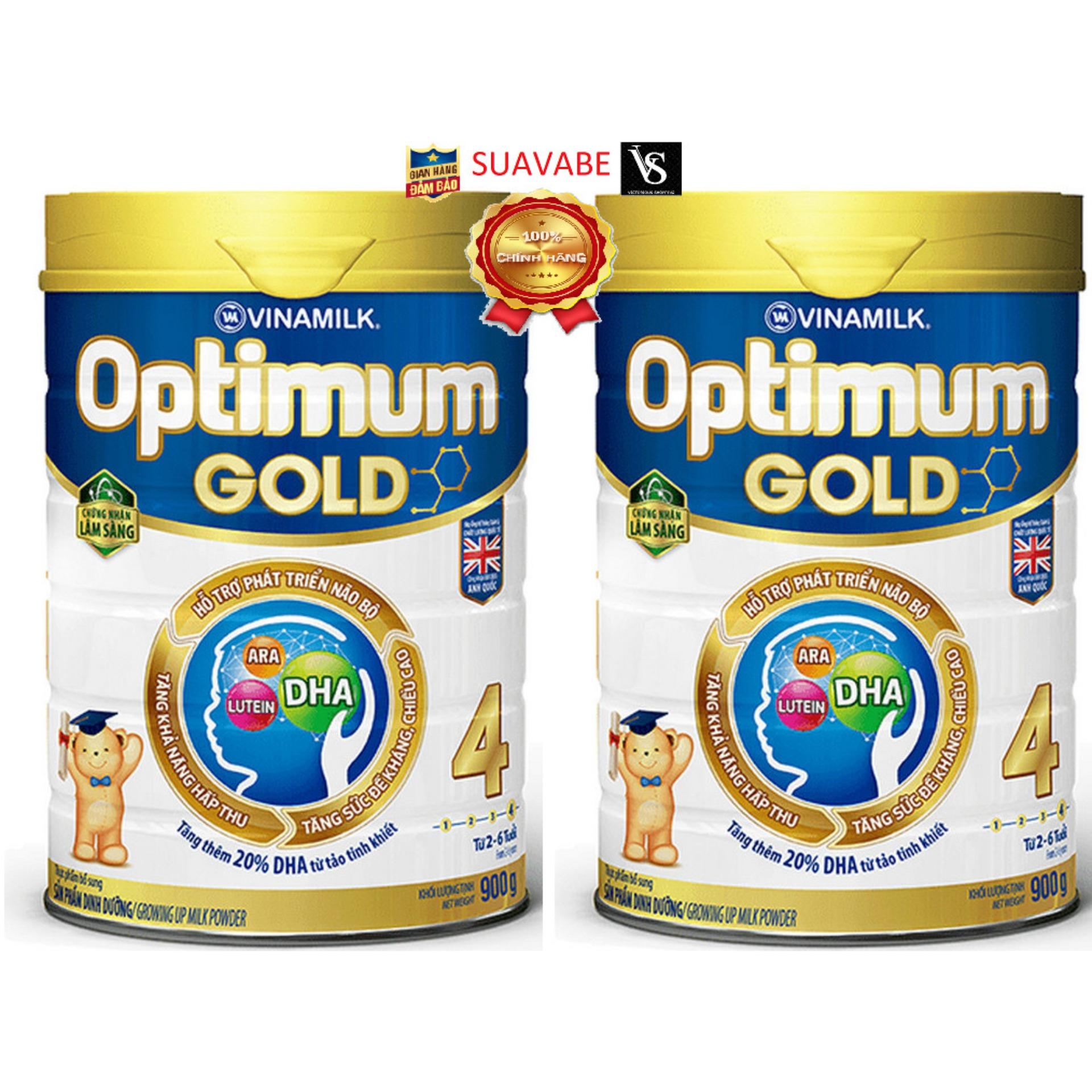 Bộ 2 sữa bột Dielac Optimum Gold Step 4 900g