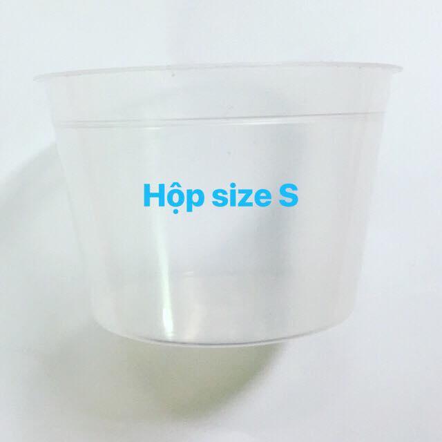 Combo 10 hộp nhựa đựng Slime Size S siêu rẻ