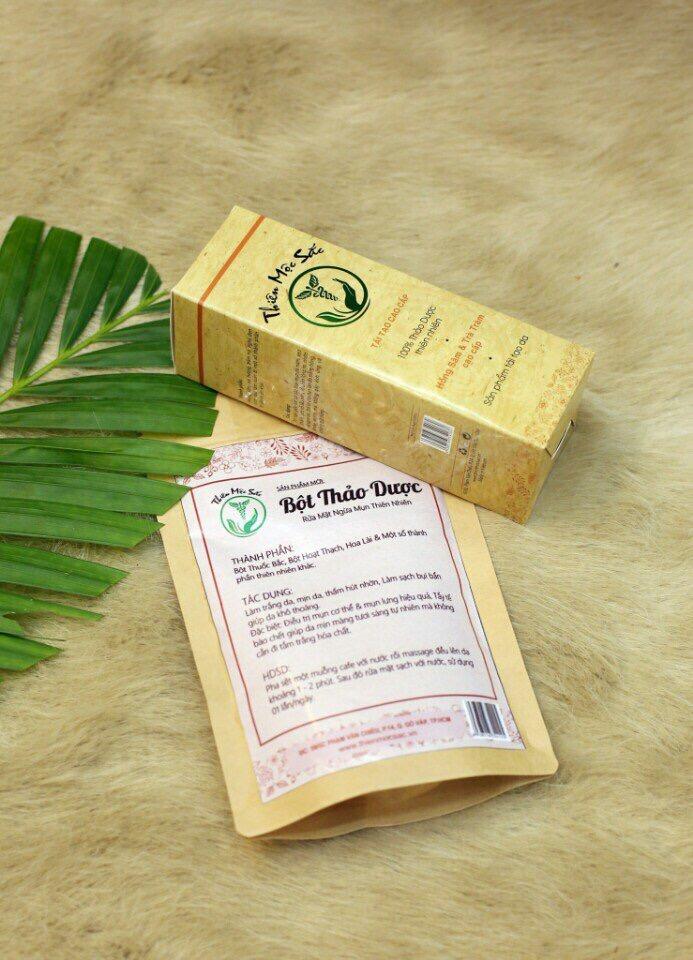 [HCM]Bột thảo dược rửa mặt Thiên Mộc Sắc (CỰC CHẠY) (Giá tốt)