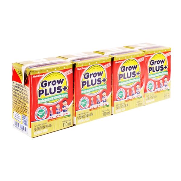 Thùng sữa bột pha sẵn Nuti GrowPlus+ 110ml (48 hộp)