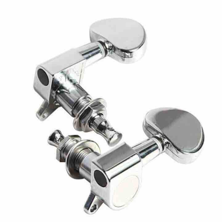 Khoá đàn guitar acoustic đúc đặc(khóa đúc niken, 6 chiếc, đầy đủ phụ kiện)