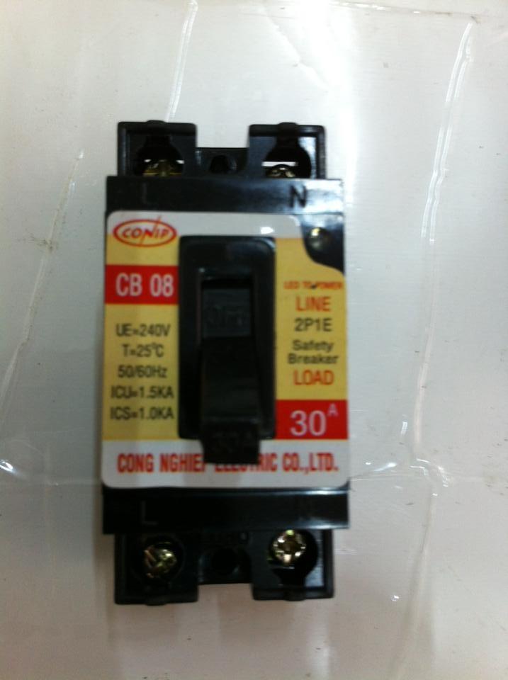 Cb cóc 30a conip / cầu dao an toàn 30a