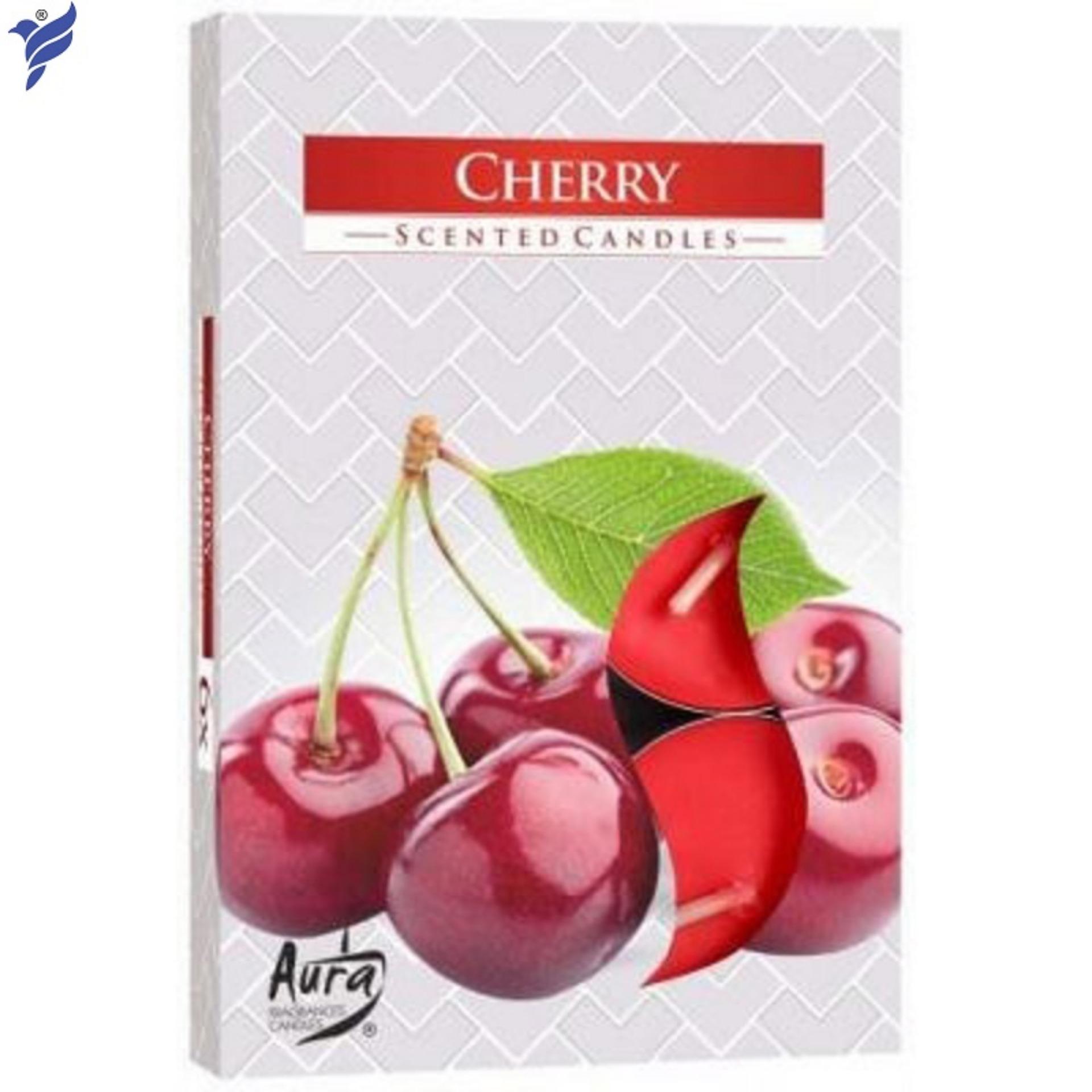 Combo 10 hộp nến thơm Tealight Bispol Cherry BIS5927 (Hương quả cherry)
