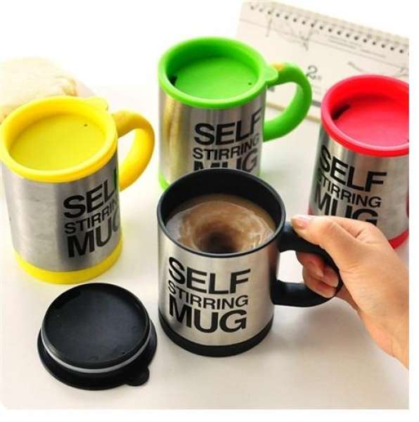 Ly tự động khuấy, ly pha cafe tự động, cốc pha cafe tự động Self Stirring Mug