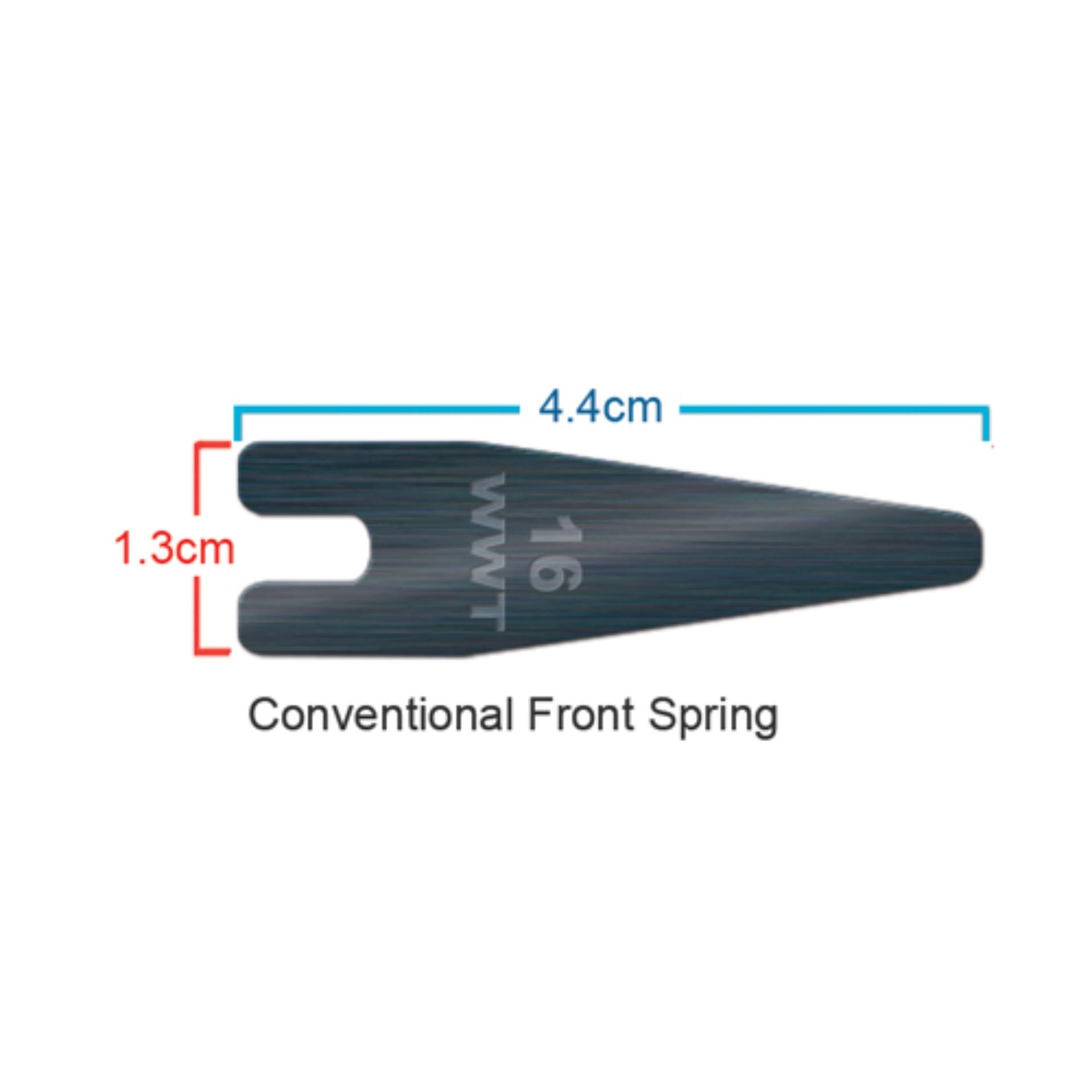 Lưỡi gà trước Conventional 16G (Xanh) (cho máy xăm Tattoo)