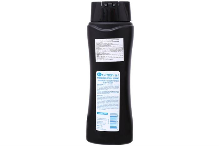 [HCM]Sữa tắm gội for Men 3in1 Fresh Mountain Spring 443ml