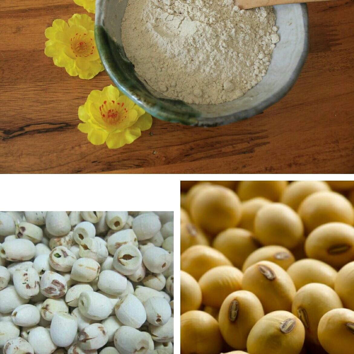 Bột đậu nành hạt sen 1kg.