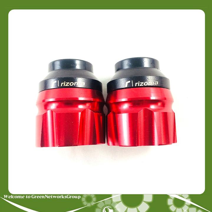 Combo cặp Gù chống đổ trước đỗ sau cho xe máy GreenNetworks (màu đỏ)