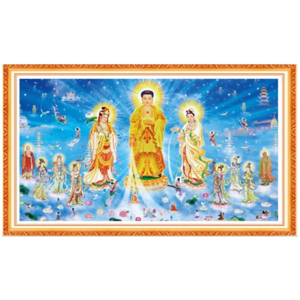 [HCM]Tranh Đính Đá Phật H1156