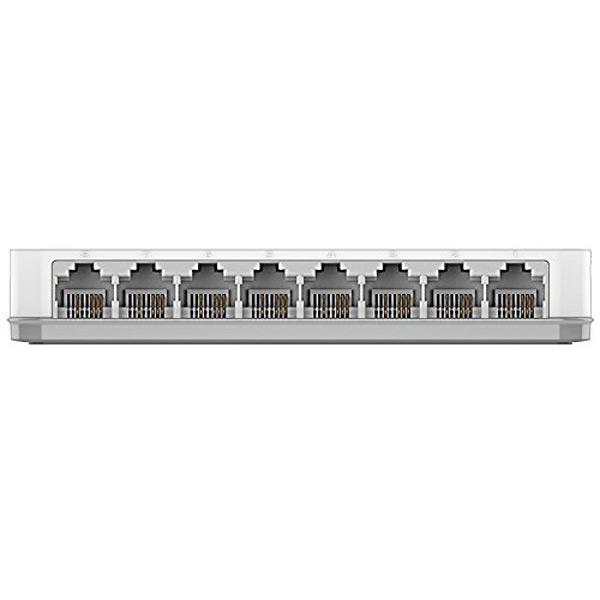 Hub D-Link 8 cổng DES-1008C Trắng Chính Hãng