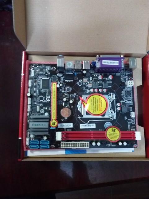 Main H61 Esonic socket 1155, hàng mới