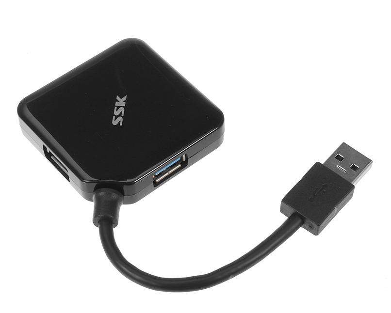 Hub USB 4 cổng 3.0 SSK SHU310 (Đen)