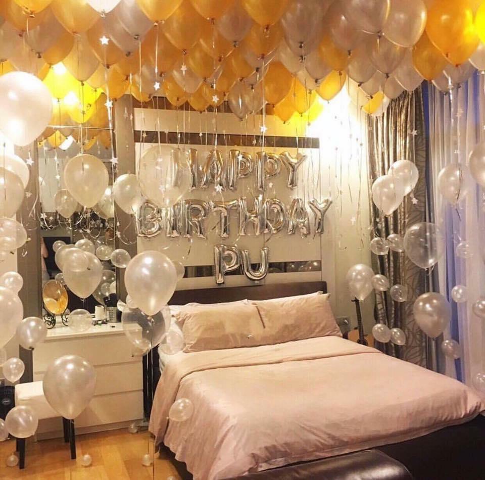 Combo 100 vỏ bóng bạc và vàng gold ( tặng kèm ống bơm)