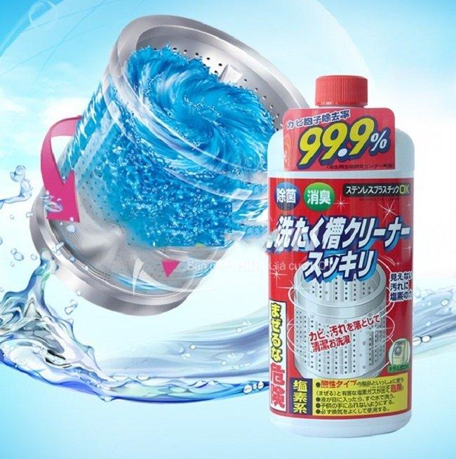 2 chai nước vệ sinh lồng máy giặt Nhật Bản 