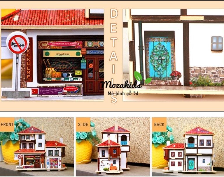 Đồ chơi lắp ráp gỗ 3D Mô hình Turkey Souvenir Store Robotime