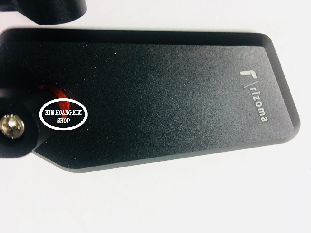 Kính chiếu hậu xe máy Kiểu Iphone Xéo (màu Đen) 1 cặp