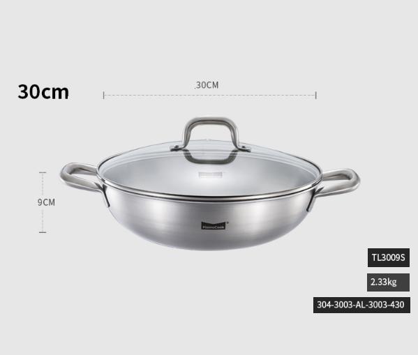 Nồi inox 304 - MomsCook - 30x9cm 2.33Kg