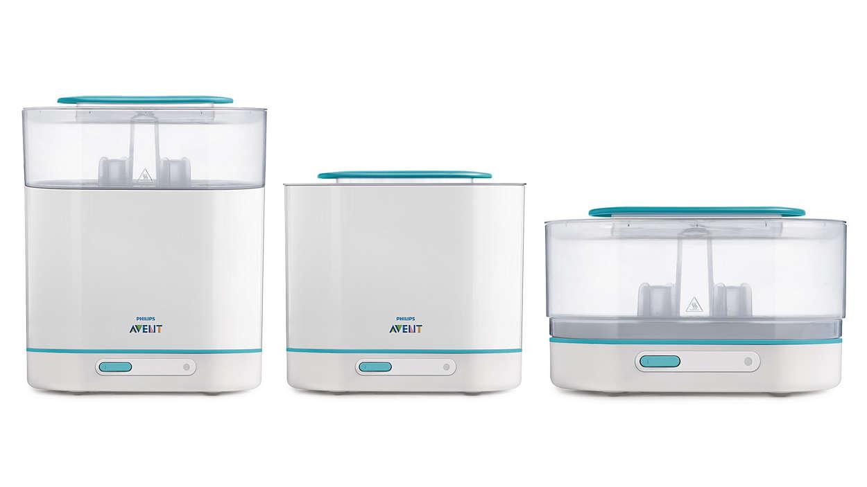 Máy tiệt trùng bình sữa 3 trong 1 Philips Avent (SCF284/02)