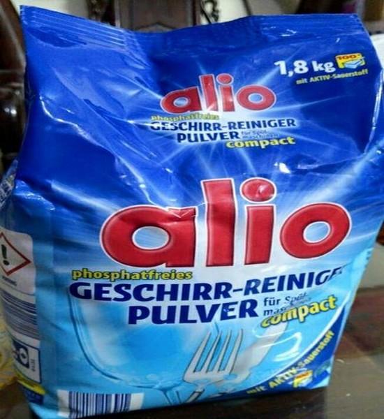 Bột Rửa Bát Alio 1,8kg - Dùng cho máy rửa bát