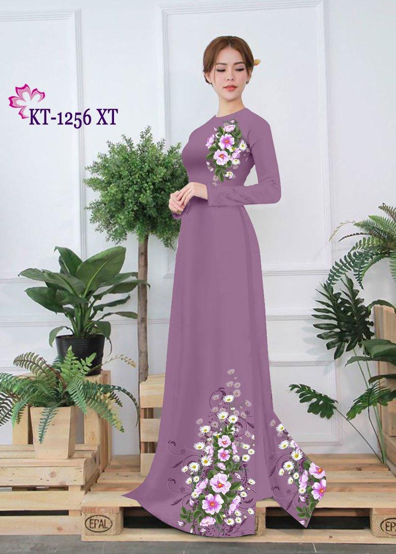 Vải áo dài 3D