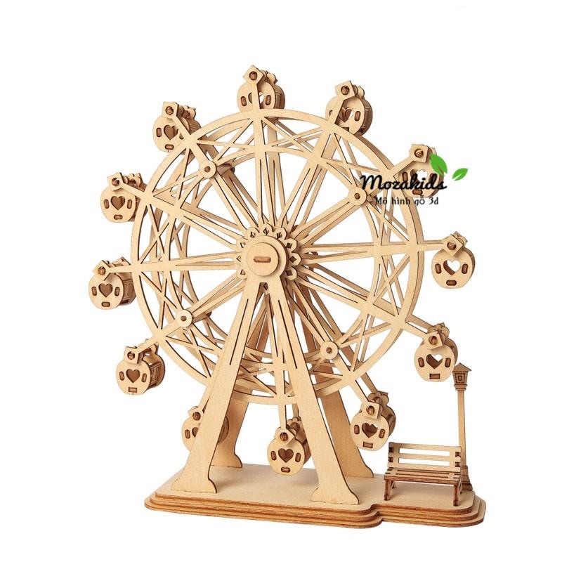 Đồ chơi lắp ráp gỗ 3D Mô hình Ferris Wheel TG401