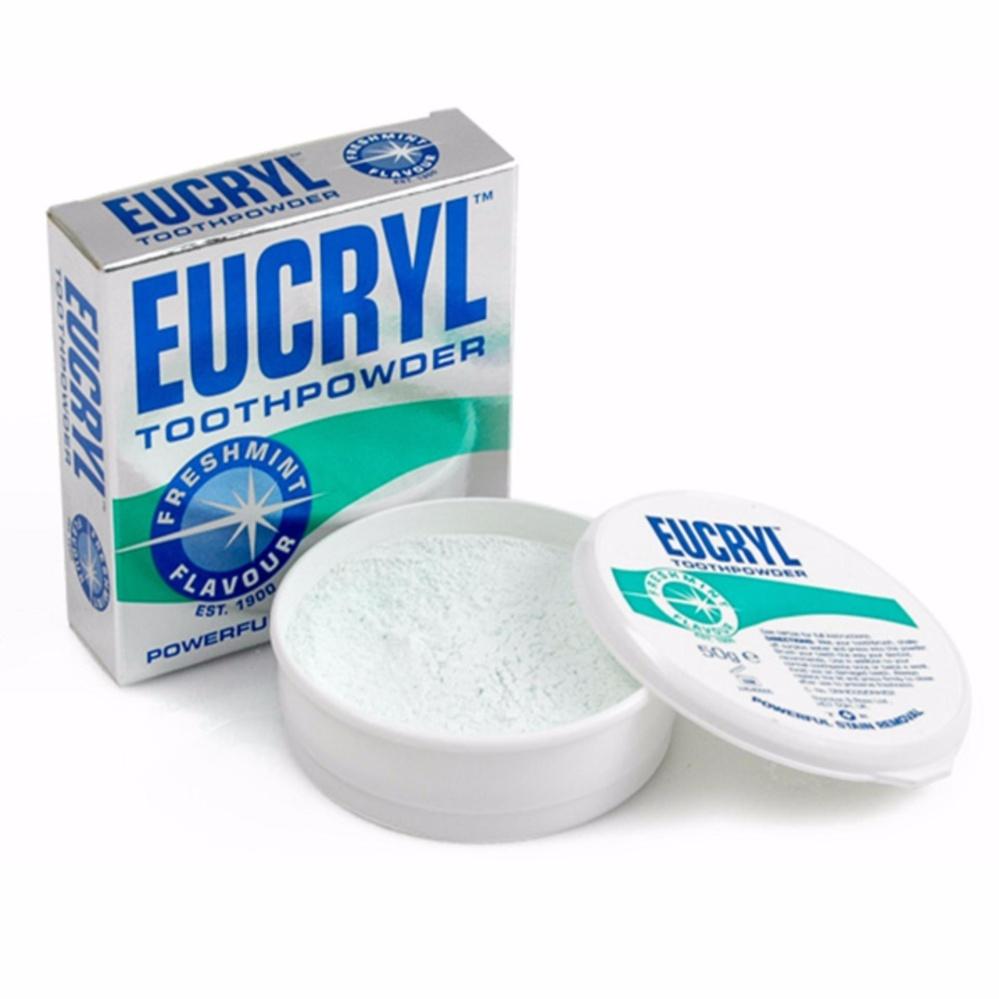 Bộ 2 bột Làm Trắng Răng Eucryl Tooth Powder 50g x 2