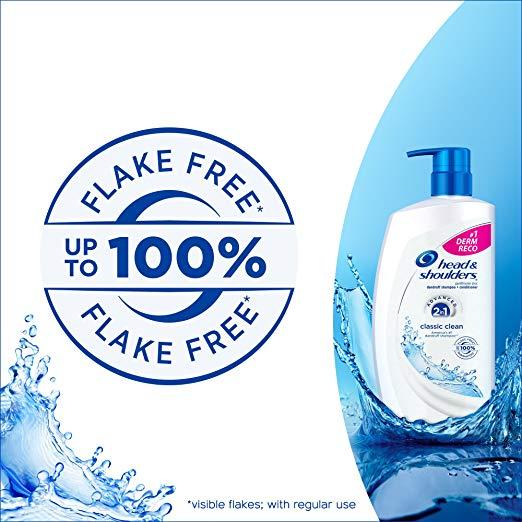 [HCM]Dầu gội và xả Head & Shoulders 2in1 Classic Clean 835ml