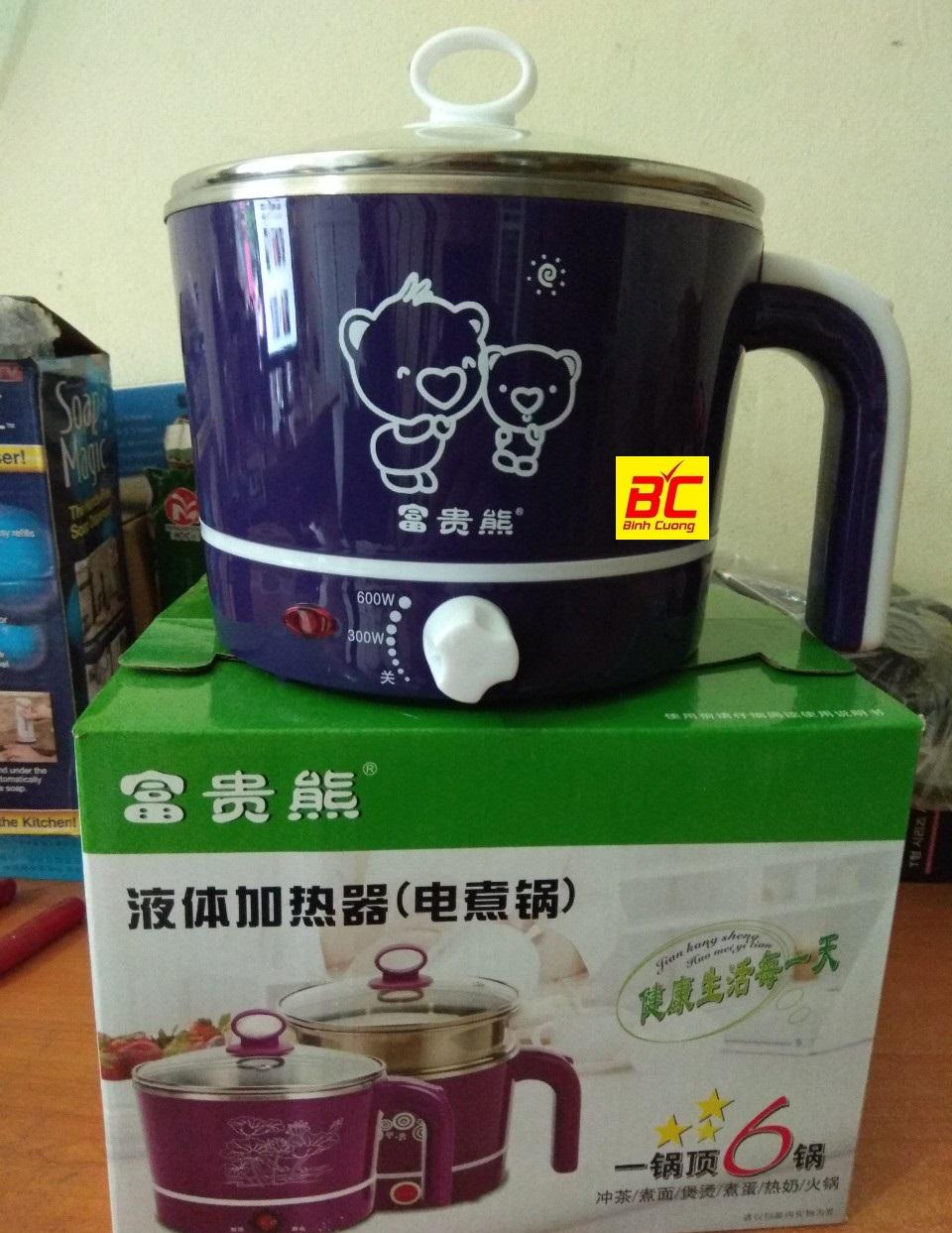 Ca nấu siêu tốc đa năng Inox 304 màu tím