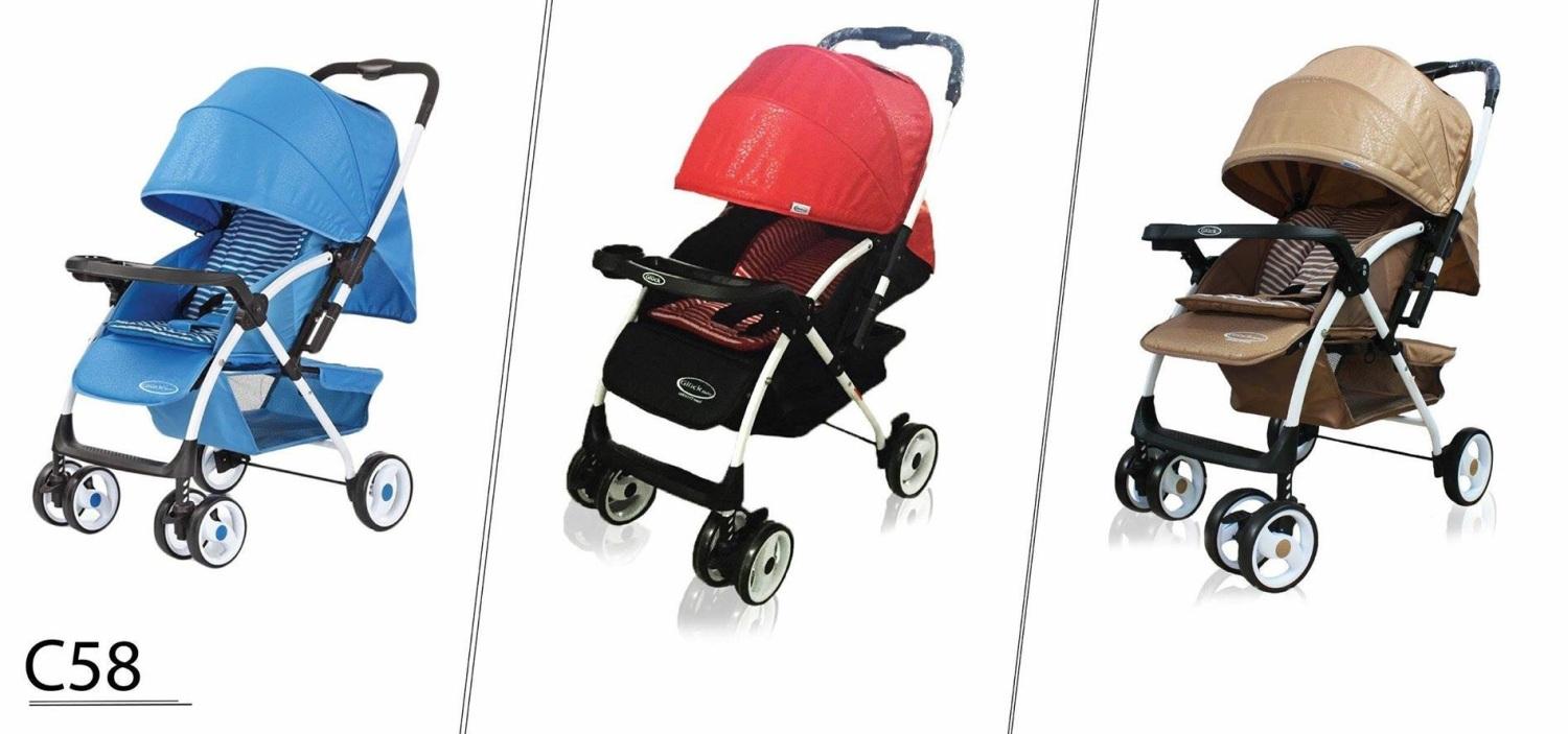 [HCM]Xe đẩy Gluck baby C58 - Xanh
