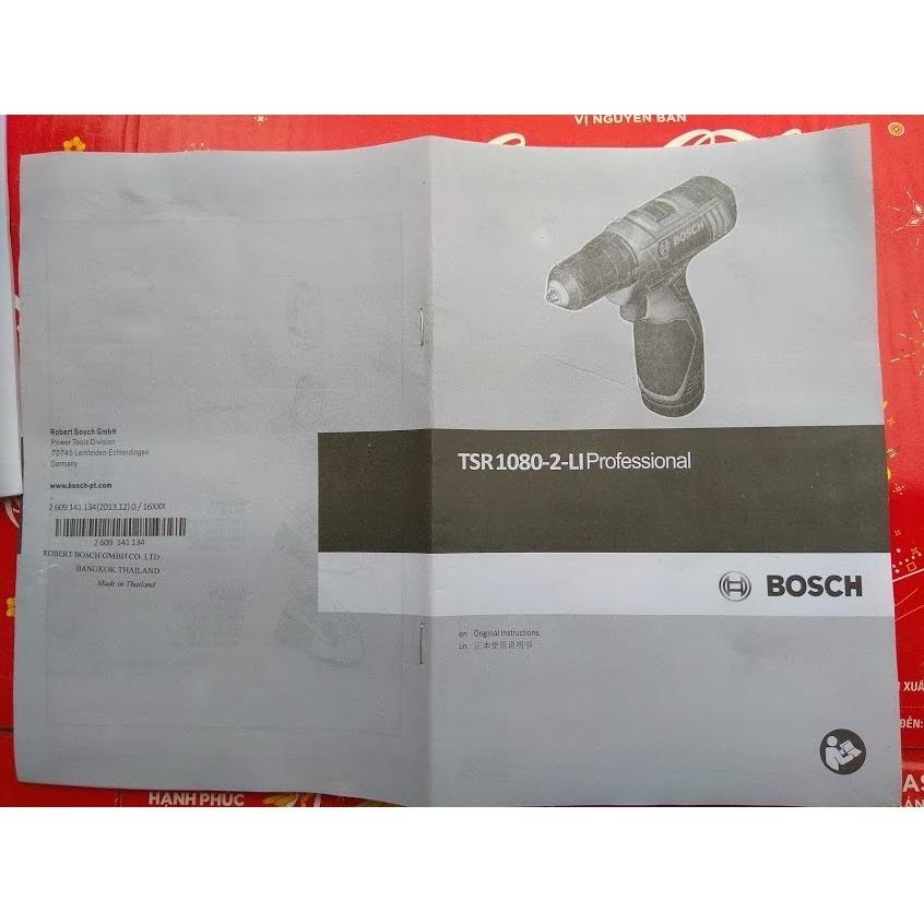 Máy khoan pin 12 vôn Bosh TSK-1080-2-Li Thái lan