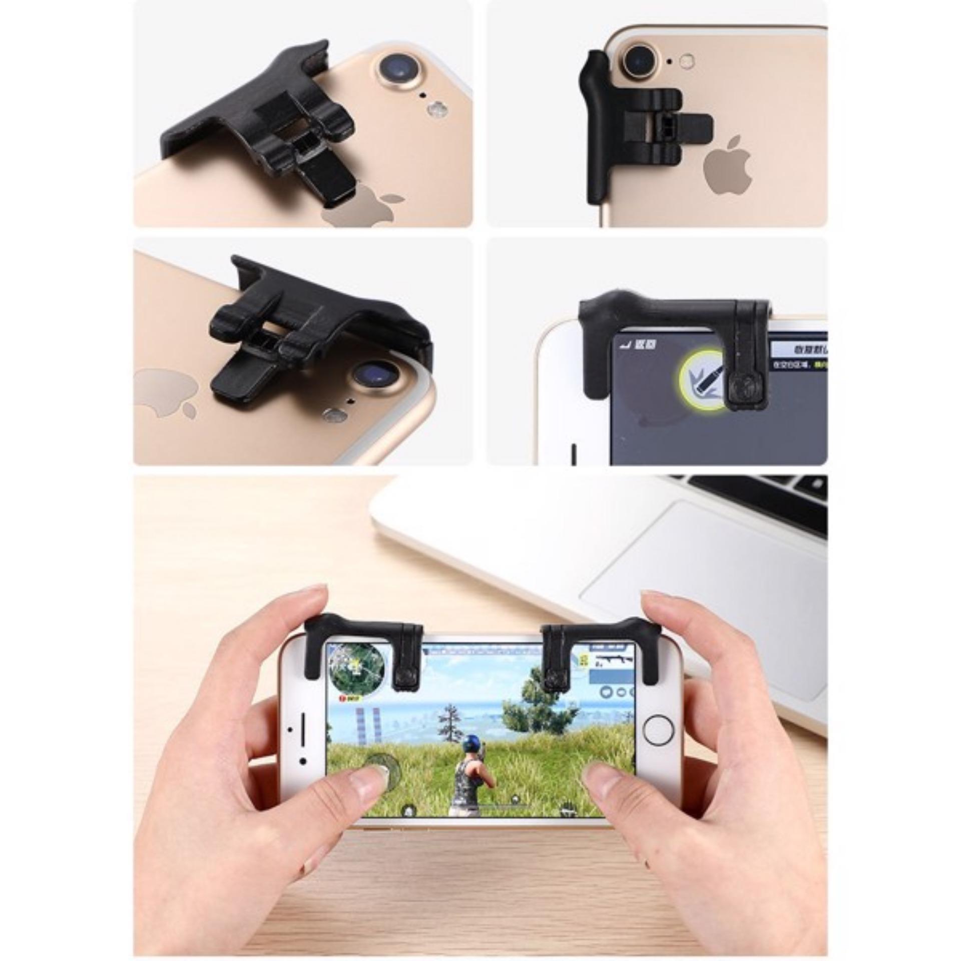 Bộ 2 Nút Bấm Chơi Game PUBG Dòng C9 Hỗ Trợ Chơi Pubg Mobile, Ros Mobile, Ipad - Thế hệ F3 (Nút cơ)