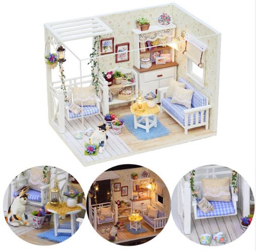 Đồ chơi mô hình nhà gỗ diy Cute Room H-013