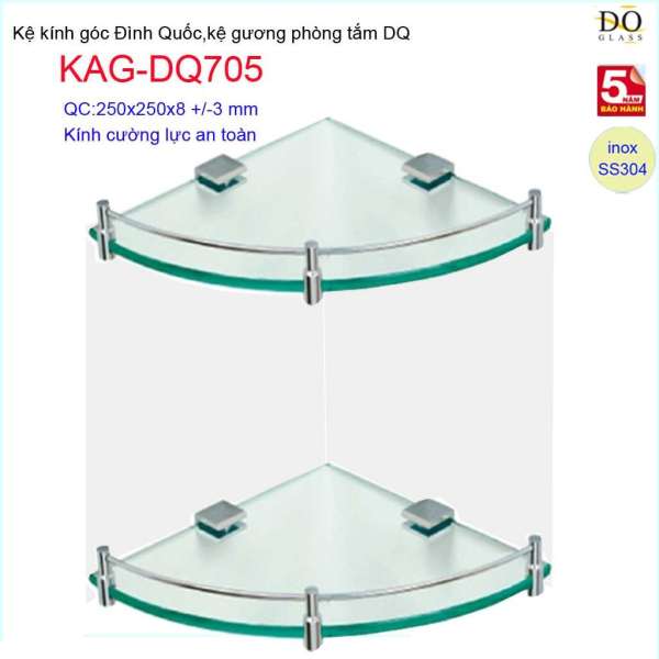 Kệ kiếng phòng tắm, kệ kính Đình Quốc KAG-DQ705