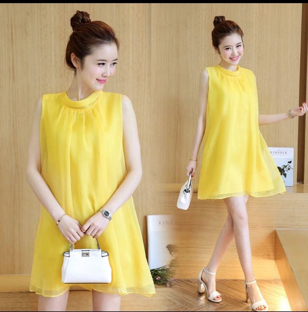 Đầm bầu váy bầu mang 2 kiểu thời trang Hàn Quốc