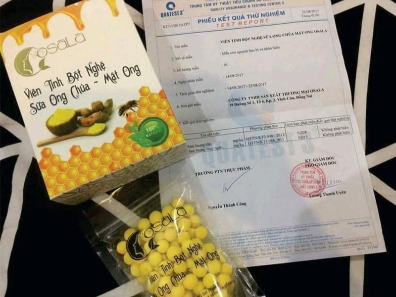 Viên Tinh Bột Nghệ Mật Ong Sữa Ong Chúa OSaLa