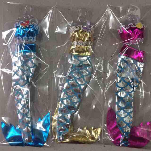 Áo nàng tiên cá của búp bê- 1 cái ngẫu nhiên