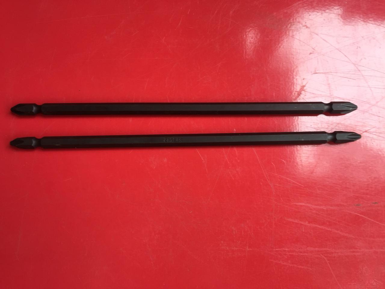 Đầu bắn vít 4 cạnh, đầu bắn vít dài 200mm, bộ 2 đầu bắn vít 4 canh siêu cứng, đầu bắn vít siêu bền