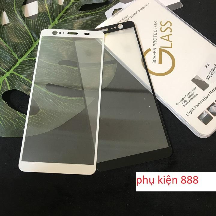 Miếng dán kính cường lực HTC U11 Plus Full màn Glass