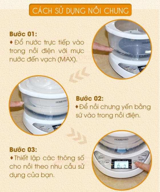NỒI CHƯNG YẾN HOMEPRO HP-7M