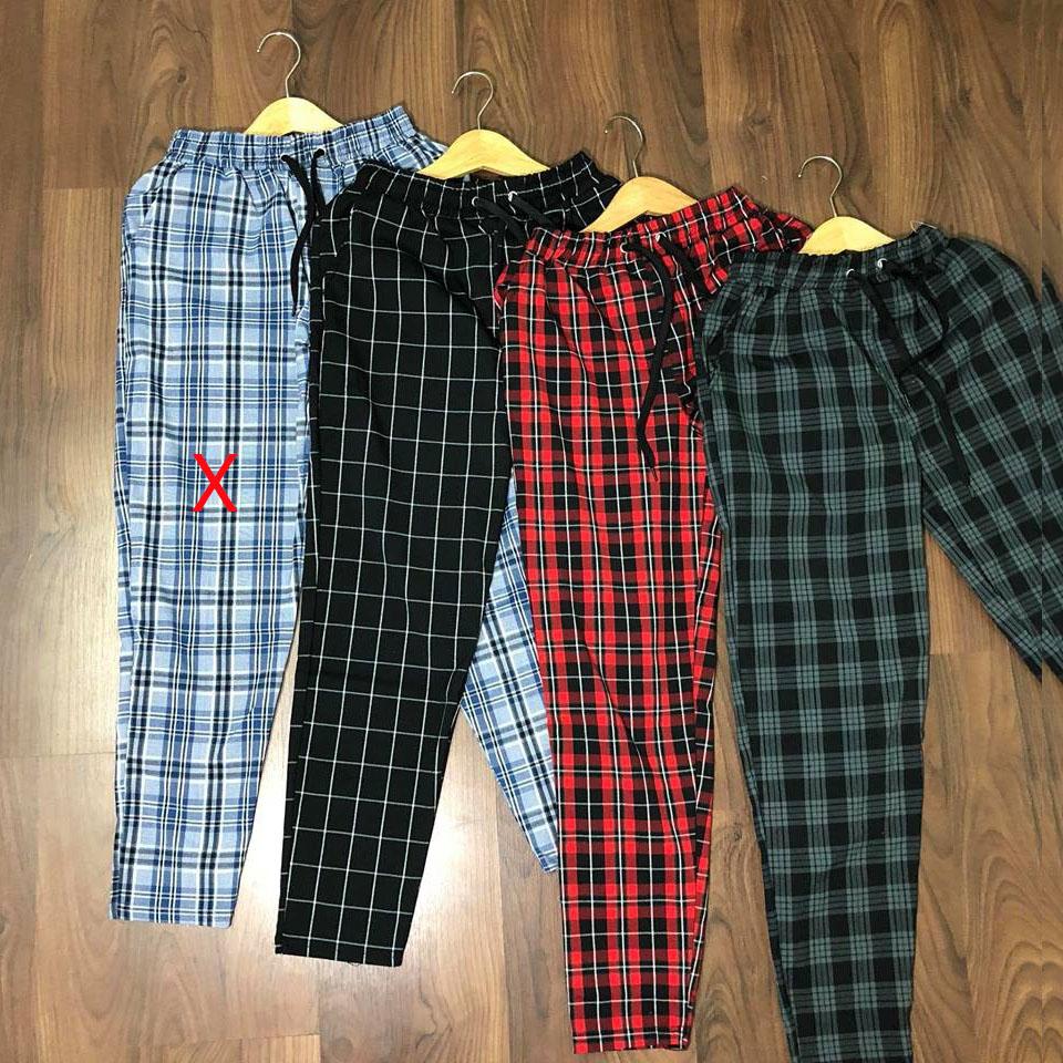 quần kẻ , quần caro unisex