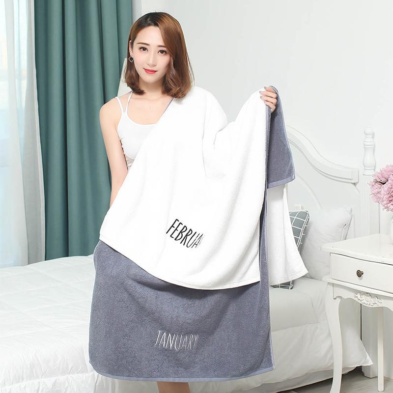 Siêu Chắc 500G Kiểu Hàn Quốc 100% Cotton Người Lớn Mềm Mại Khăn Mặt Khăn Tắm