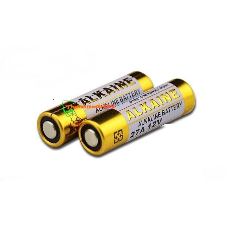 PIN ĐIỀU KHIỂN ALKALINE 27A 12V(1 CẶP )