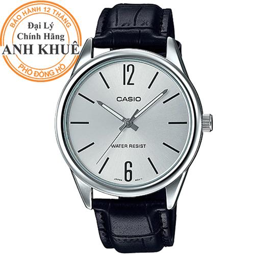 Đồng hồ nam dây da Casio Anh Khuê MTP-V005L-7BUDF