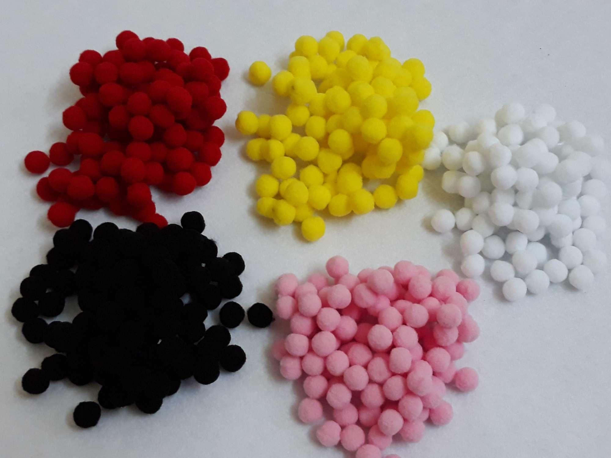 POM POM NHIỀU MÀU TRANG TRÍ