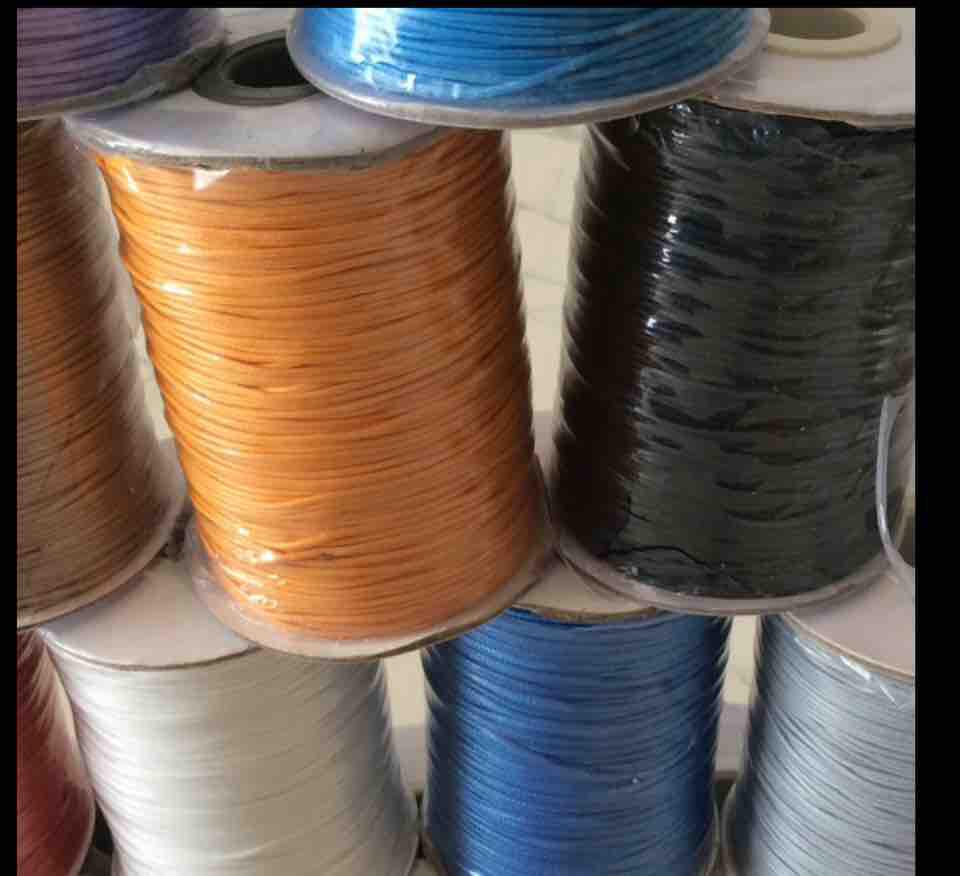 10 m dây sáp bóng hàn quốc làm vòng tay handmade