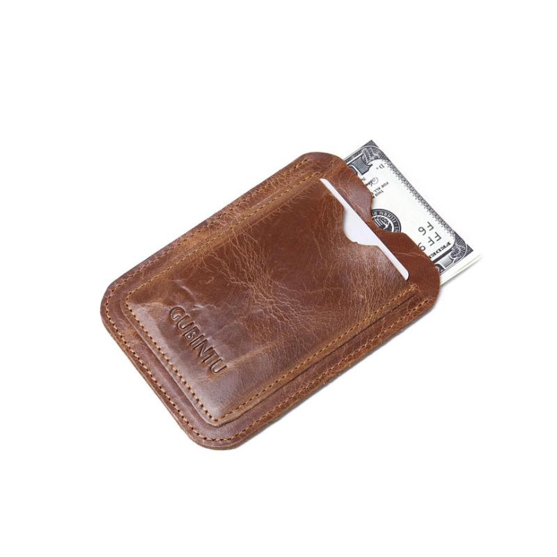 Ví đựng thẻ 2 ngăn G421 bằng da bò thật