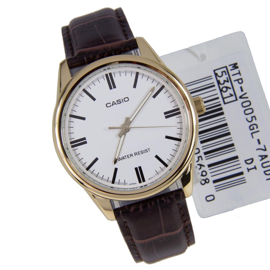 Đồng hồ nam dây da Casio Anh Khuê MTP-V005GL-7AUDF