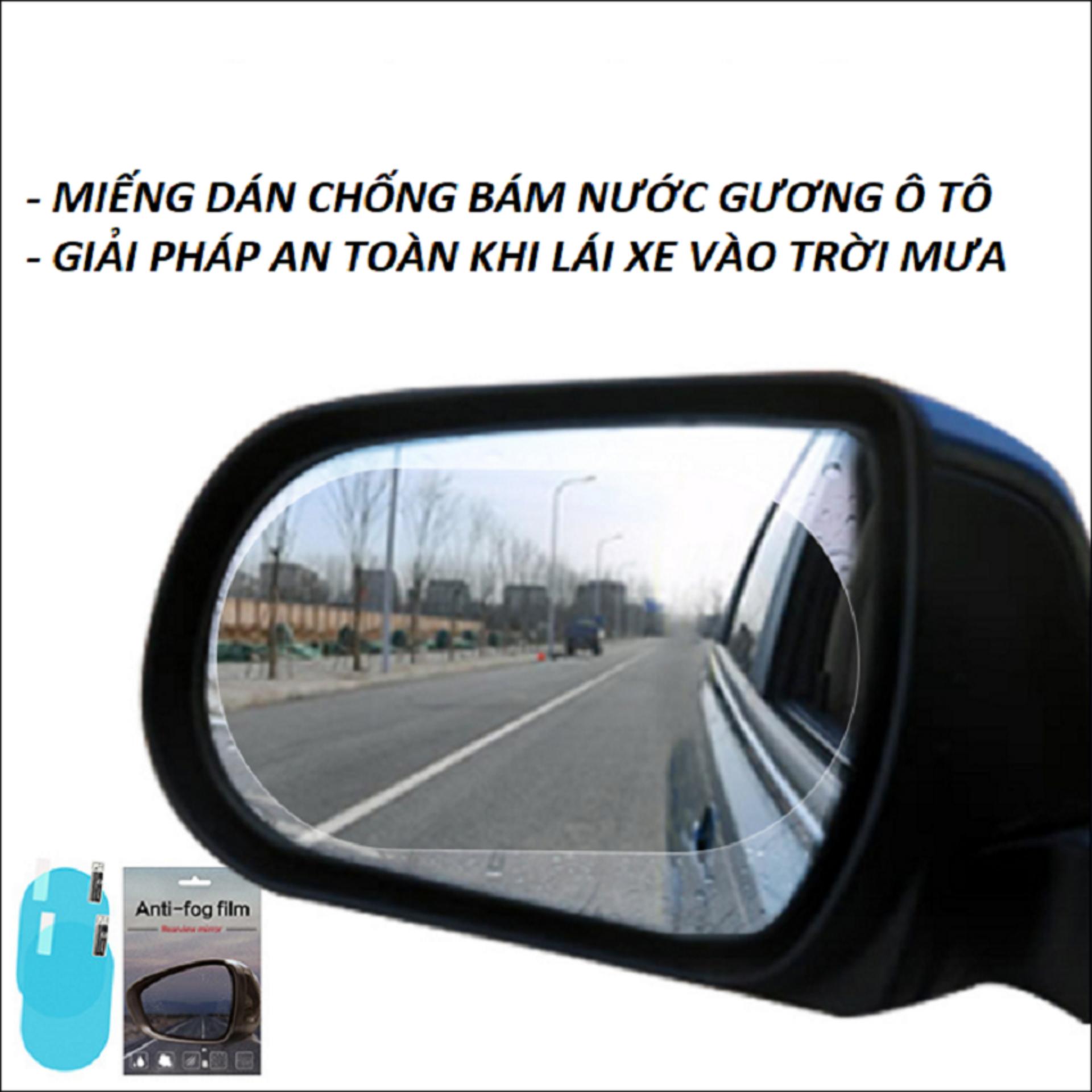 Miếng dán chống nước gương ô tô ( Miếng Dài ) Bộ gồm 2 miếng dán.