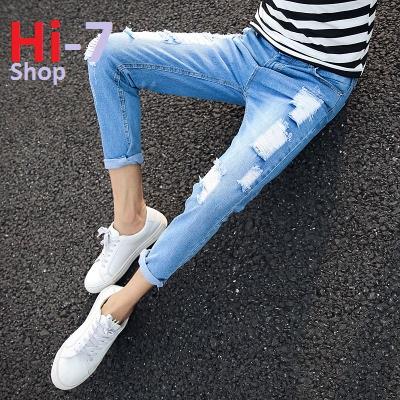[HCM]Quần Jean Nam Rách Cao Cấp Vải Dày