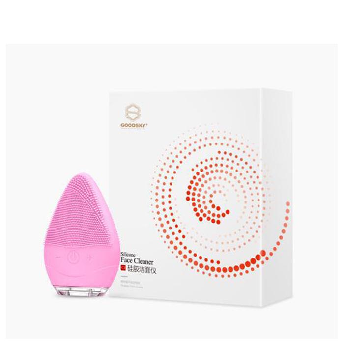 Máy rửa mặt cầm tay, máy massage mặt mini Goodsky C1